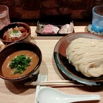 中華蕎麦 とみ田 - つけ麺(並)+賄い飯