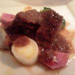 IL PONTILE - 和牛ほほ肉の炙り