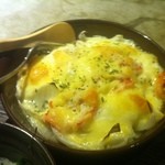 ととしぐれ 下北沢店 - 新たまねぎとカニのグラタン