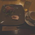 LAPLACE SONO - ランチのスープと前菜