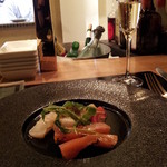 ラ カーブ ド ナガフサ - 海の幸のサラダ仕立て