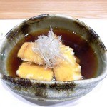 四季 おりおり - 自家製みねおか豆腐の揚げ出し