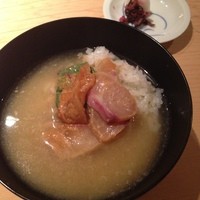 うち山 - 煎茶をかけて鯛茶漬けに