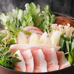 Nishimura Shouten -  ○猪豚鍋(1200円) 期間(～3/中旬まで)　冬はやっぱり鍋！土佐の猪豚を使用したボリューム満点のお鍋。常連さんにも人気で、リピータ続出中！