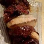 鳥しき - 腎臓と白子