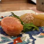 割烹 縮 - 自家製　数の子と明太子