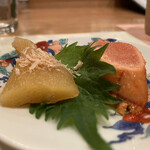 割烹 縮 - 自家製　数の子と明太子