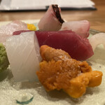 割烹 縮 - お刺身盛り合わせ