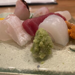 割烹 縮 - お刺身盛り合わせ