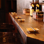 魅惑の七輪 らんまん - カウンター