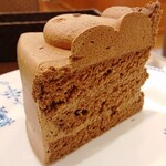 椿屋茶房 - ミルクチョコケーキ