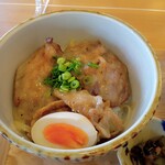 おひさまキッチン - 日替定食の豚ロースネギ塩丼