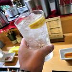 やきとり良太 - で、いつものようにドンドン飲んじゃうわけですよ（笑）