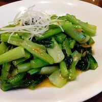 萬珍樓 本店 - 小松菜のX.O.醤油炒め