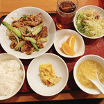 Chuukakicchin Keirin - 豚肉野菜の黒コショー炒め