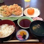 Itsutsuya - 桜海老かき揚げ定食