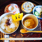 三統 - 「昼会席膳：第三段」蓮根の餡かけ…ジンワリめちゃ美味ィ、、