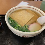 手打ちうどん 丸亀 - ふっくらお揚げ！