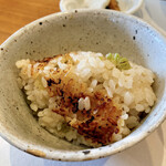 料理屋くおん - おかわりにはしっかりおかげも♪