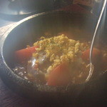 ここはな - 石焼カレードリア　熱々でカメラが曇る