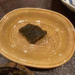 茜坂大沼 - お造りの自家製昆布醤油。これだけでお酒やご飯が進んじゃうやつ。