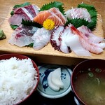 五右衛門 - 刺身定食1400円