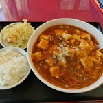 Chuugoku Kajou Sai Rin Ramma Ra Hinabe Kan - ランチ汁なし麻婆麺と半ライス¥700