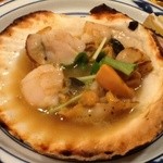 肴家 まこと - 焼きホタテ