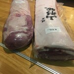 Sobue Ryouriten - 昼弁当用US豚ロース　夜定食用山形豚ロース