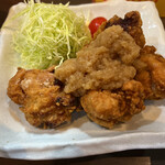 家庭料理居酒屋 よってって - おろしポン酢と唐揚げ、最高の組み合わせです！