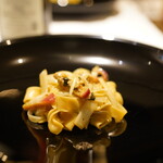 ジュエーメ - 北寄貝とホワイトアスパラのパスタ