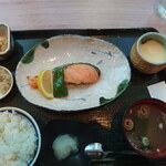 らら亭 - 銀鮭焼き定食