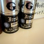 たかはし中華そば店 - 調味料は、白黒胡椒、唐辛子