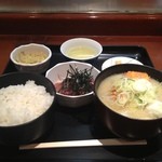 銀座 岩戸 - 豚汁定食