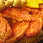 好楽園 - 【再訪７】マキカルビアップ。見事なサシ