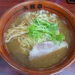 六紋亭 - らぁ麺大盛（680円）