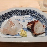 枯淡 - ひらめ、煮タコ