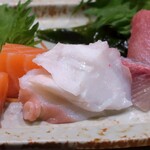 葵 - 造り盛り合わせにタコ追加