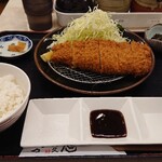 とんかつ 川久 - 黒豚ロースカツ定食