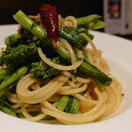 trattoria MACCHERONI - 菜の花のアンチョヴィソーススパゲティ