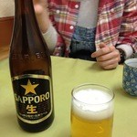 千草 - 瓶ビールなんかも頂けます。