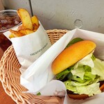 フレッシュネスバーガー - ランチセット 790円(税込)