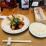 Youshokuya Ryouri Ban - 有頭海老フライランチセット　１８７０円