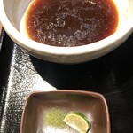 鴨出汁中華蕎麦 麺屋yoshiki - 鴨出汁つけそば〜醤油ver〜