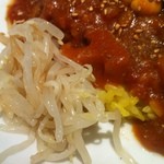 スパスパスパイシーカレー - スパイシーポークカレー（もやし酢漬け）