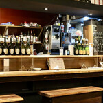 餃子とスパークリング バブルス - いつもの落ち着く雰囲気