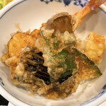 香車 - 海老小天丼