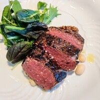 La Brianza - サカエヤ手当て十勝若牛フィレ炭火焼き。焼き香ばしくやわらか味わい濃く、塩味ちょうど良いし、食べ進めるほどに名残惜しくてたまらなくなります(;_;