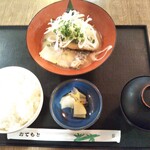 浜焼き海鮮居酒屋 大庄水産 - 煮魚(鰆味噌煮)定食 900円(税込)(2022年3月1日撮影)
