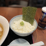 麺とおばんざいとお酒のお店 佳什 - 海苔わさび御飯¥170